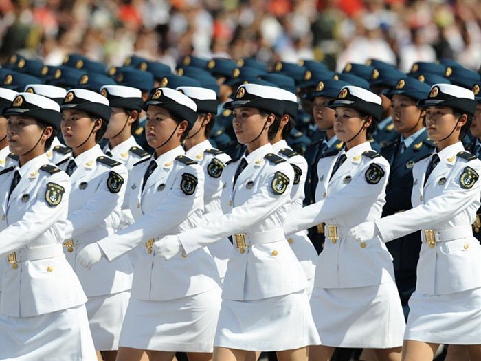 Státní svátek vojenská přehlídka k 60. výročí žen tapety #5