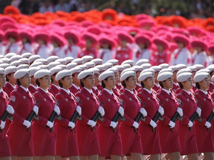 Journée nationale de défilé militaire marquant le 60ème anniversaire de papier peint des femmes #19
