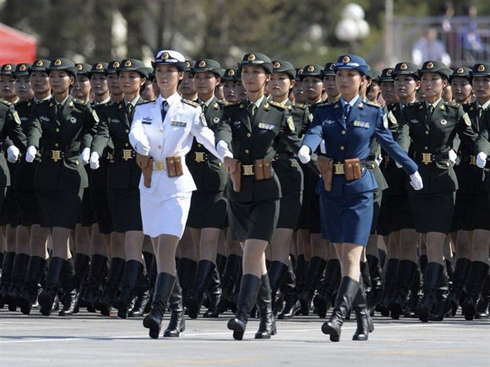 Státní svátek vojenská přehlídka k 60. výročí žen tapety #21