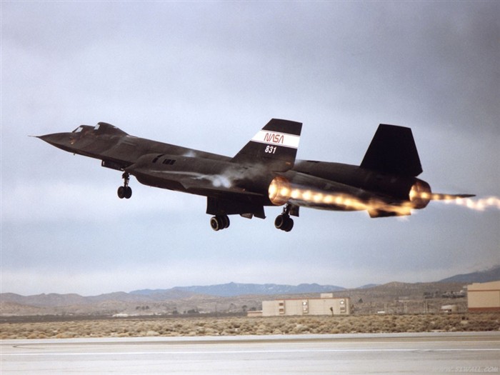 SR-71 Blackbird Aufklärungsflugzeuge Tapete #8