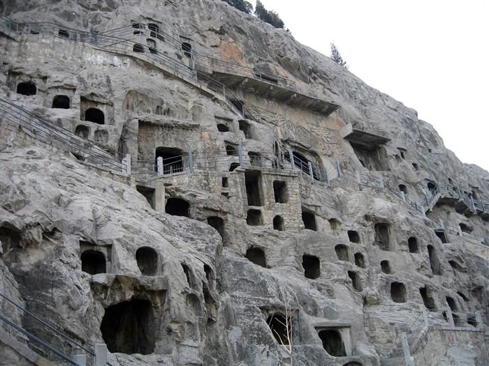 낙양, Longmen의 Grottoes는 배경 화면 #23