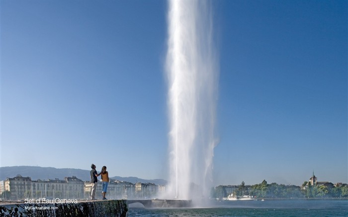 Швейцария обои достопримечательностей летнего туризма #12