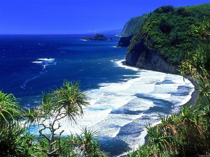 paisaje playa de Hawai #10