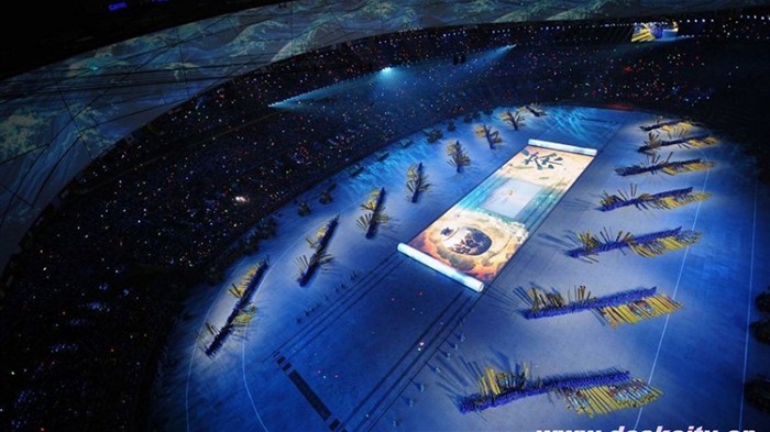 2008 Juegos Olímpicos de Beijing Ceremonia de Apertura de Escritorio #27