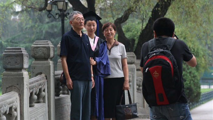 Glimpse of Peking University (Minghu Metasequoia works) #12