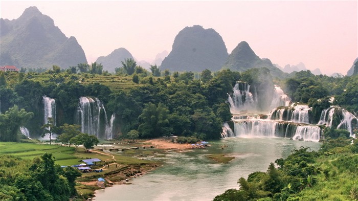 Detian Falls (Minghu Метасеквойя работ) #1