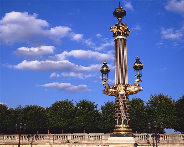 Париж, красивые обои пейзажей #7