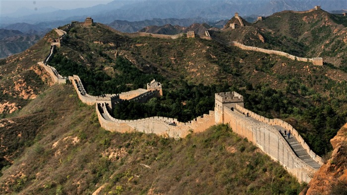 Jinshanling Великая Китайская стена (Minghu Метасеквойя работ) #1