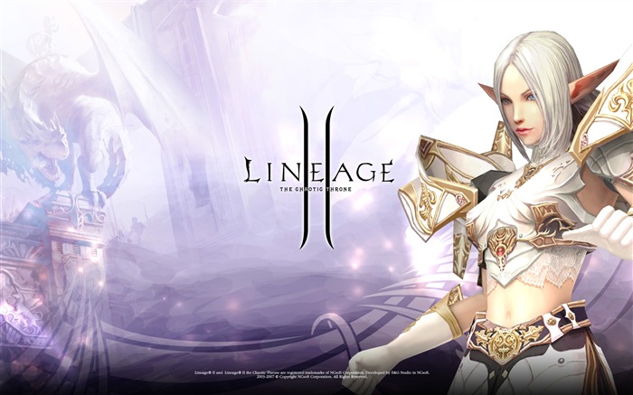 LINEAGE Ⅱ modeling HD gaming wallpapers #16