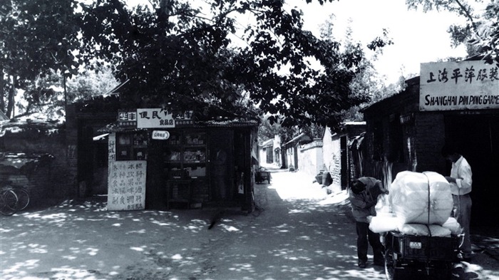Старый Hutong жизни старые фотографии обои #24