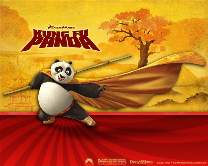 Animación en 3D fondos de escritorio de Kung Fu Panda #1