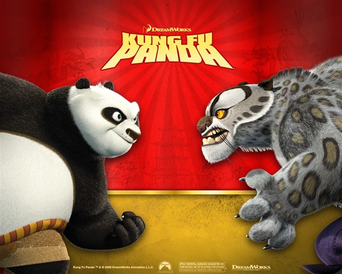 Animación en 3D fondos de escritorio de Kung Fu Panda #2