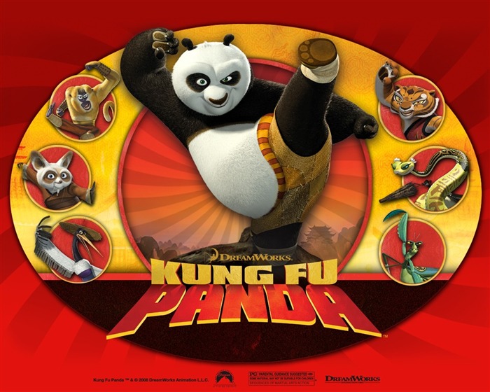 Animación en 3D fondos de escritorio de Kung Fu Panda #5