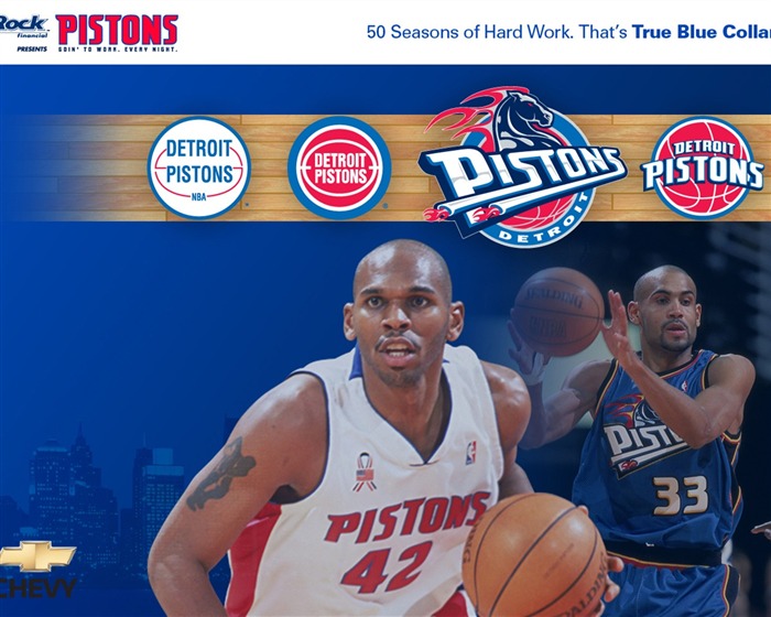 Detroit Pistons Oficiální Wallpaper #35