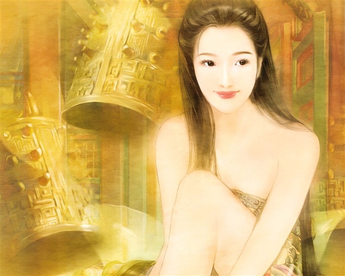 Ancient Women's Painting Wallpaper #6