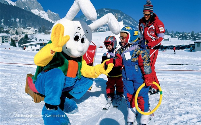 瑞士冬季旅遊景點壁紙 #13