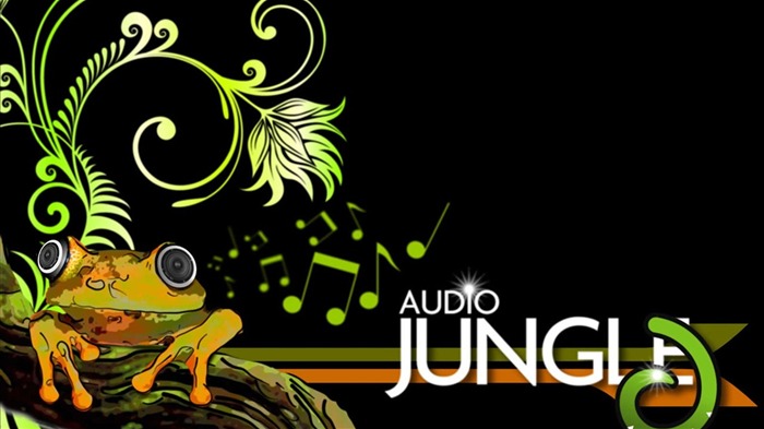 Аудио джунглей Обои Дизайн #1