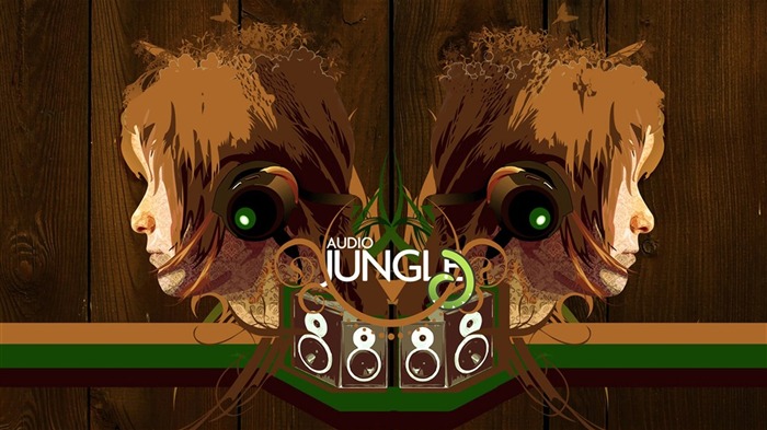 Design Audio Jungle Fond d'écran #3