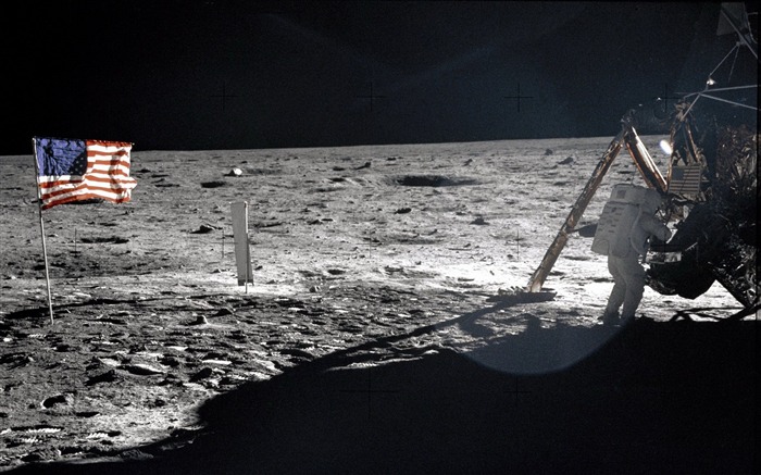아폴로 11 호 드문 사진 월페이퍼 #3