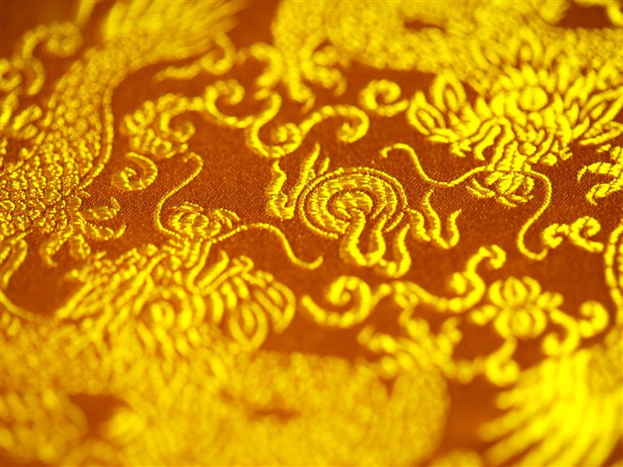 中国風の絶妙な刺繍壁紙 #4