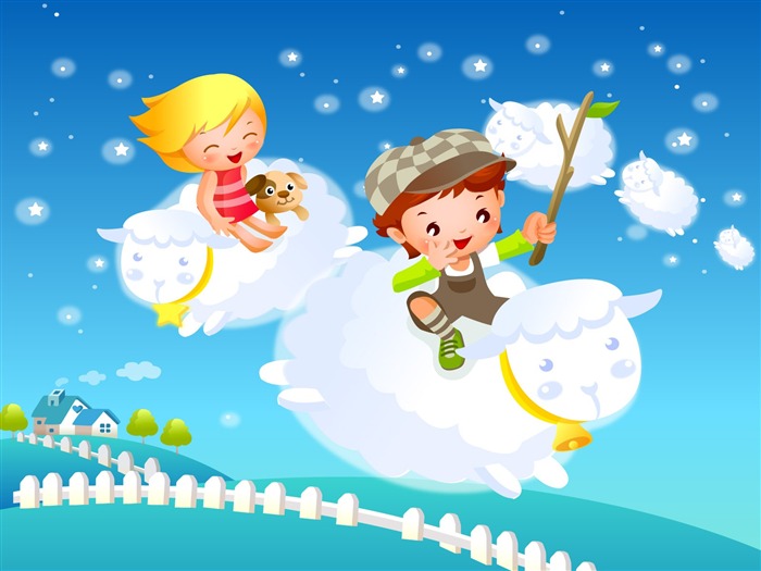 Childhood Dreams Cartoon Wallpaper (1) #11