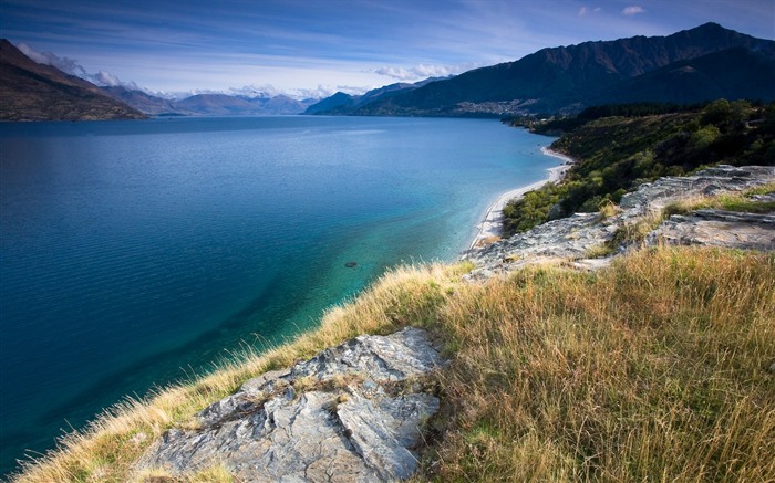 Живописный ландшафт Новой Зеландии обои #23