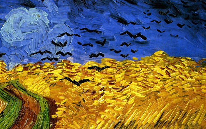 Vincent Van Gogh painting wallpaper (1) #2