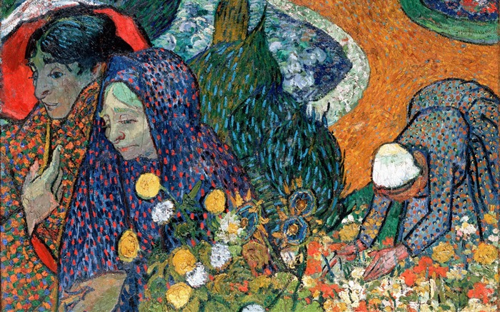 Vincent Van Gogh painting wallpaper (1) #4