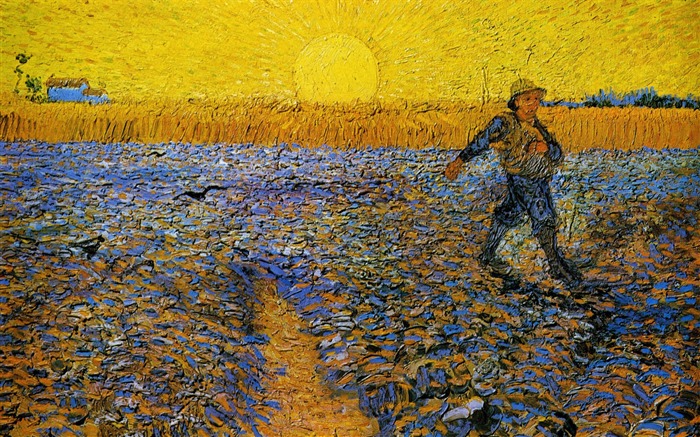 Vincent Van Gogh painting wallpaper (1) #6