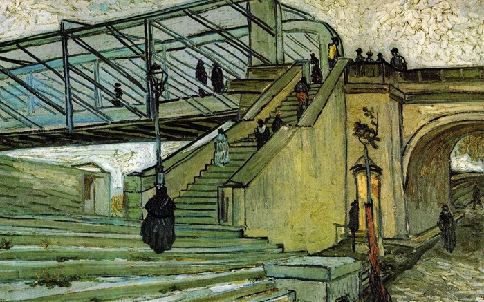Vincent Van Gogh malování tapetu (2) #10