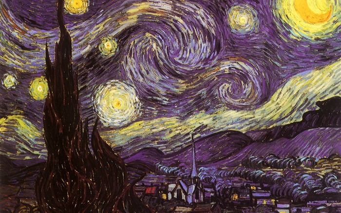 Vincent Van Gogh malování tapetu (2) #11