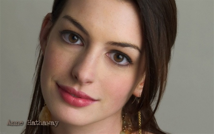 Anne Hathaway krásnou tapetu #12