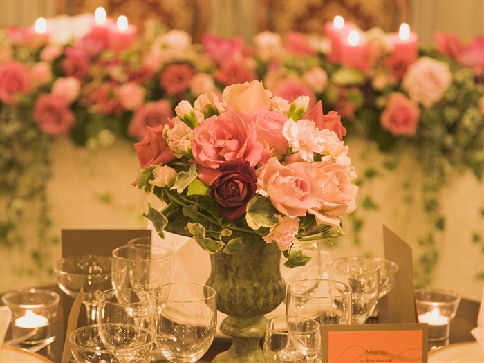 Свадебные цветы стола (3) #6
