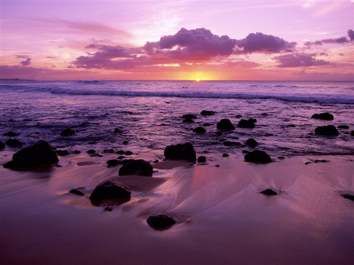 바탕 화면 하와이의 아름다운 풍경 #29