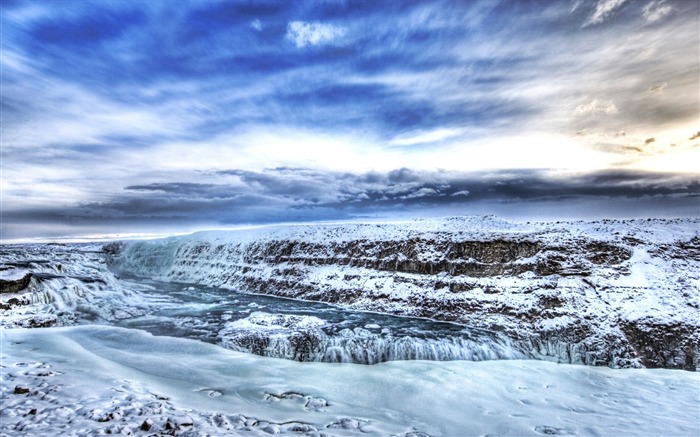 Исландских пейзажей HD обои (1) #17