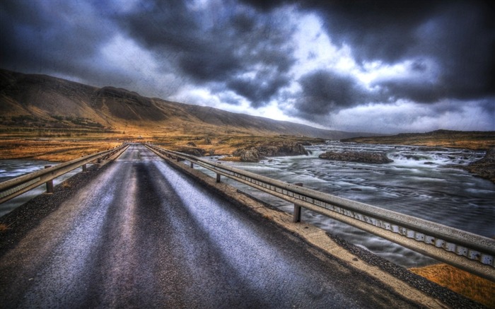 Исландских пейзажей HD обои (2) #15