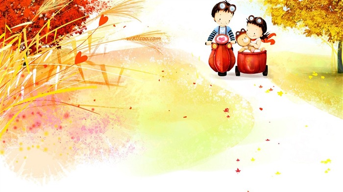 Webjong warm and sweet little couples illustrator #13
