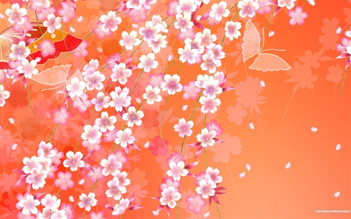 Japan style wallpaper pattern and color #1