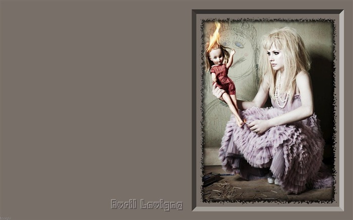 Avril Lavigne krásnou tapetu #25