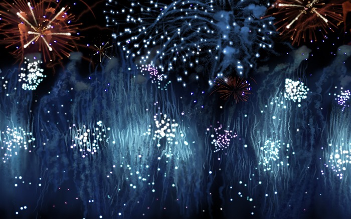 Colorful fireworks HD wallpaper #19