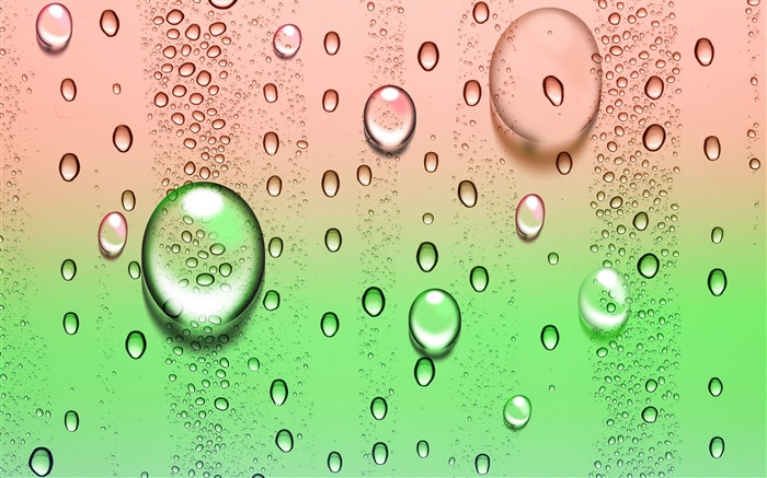 Las gotas de agua de colores fondo de pantalla HD #11