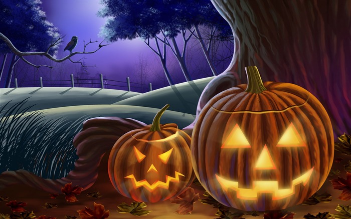 Halloween Téma Tapety na plochu (3) #6