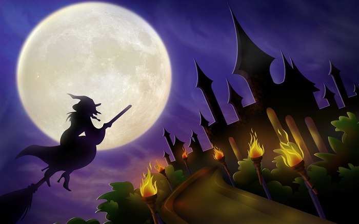 Halloween Téma Tapety na plochu (3) #19