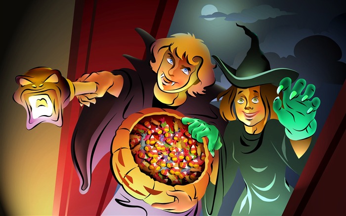 Halloween Téma Tapety na plochu (4) #14