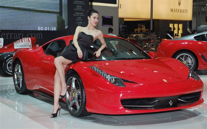 2010 Beijing International Auto Show Heung Che beauty (rebar works) #1