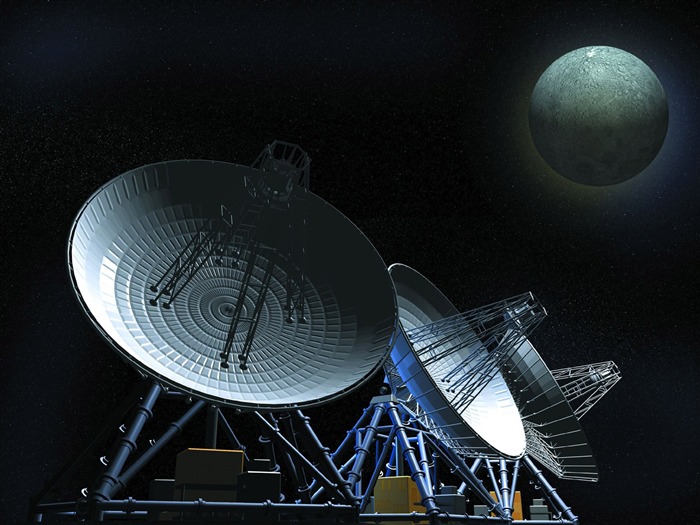 Satelliten-Kommunikations-Tapete (1) #6