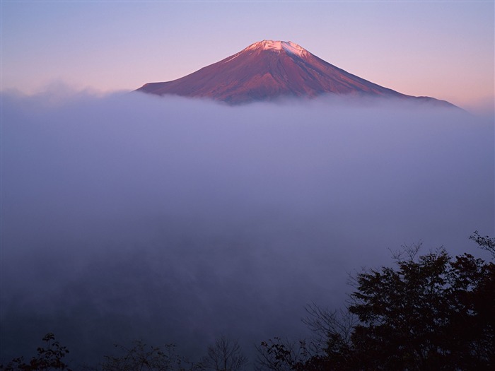Гора Фудзи, Япония обои (1) #18