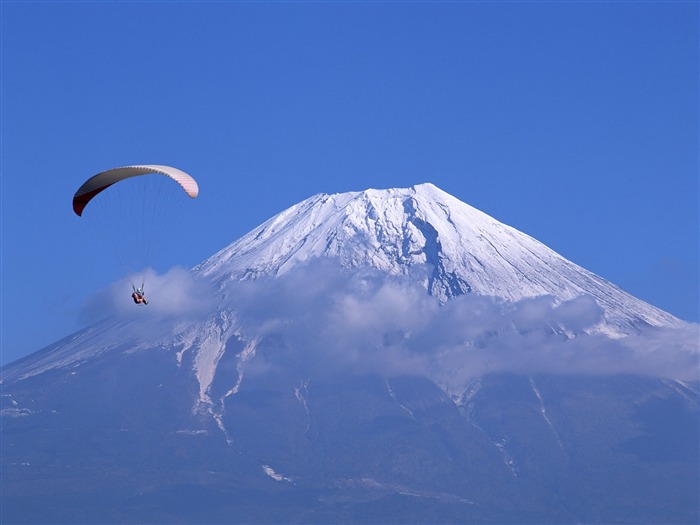 Гора Фудзи, Япония обои (2) #17