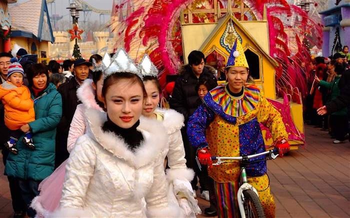 Feliz Año Nuevo Chino del Templo de Beijing Yang (obras barras de refuerzo) #1