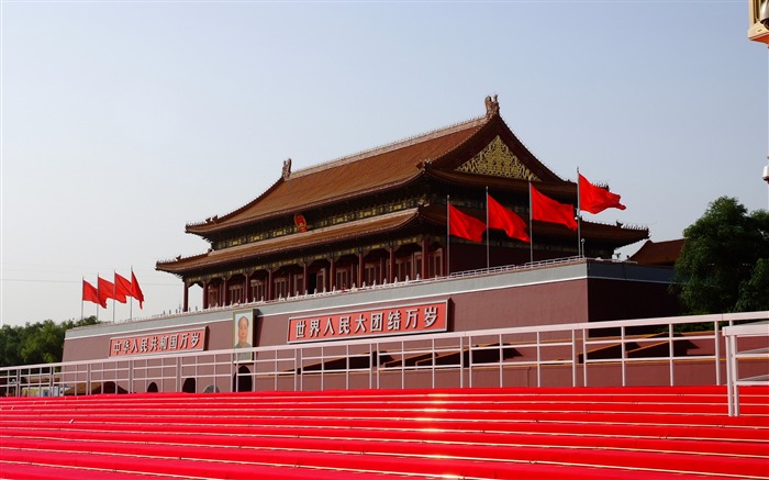 Disfraces, la Plaza de Tiananmen (obras barras de refuerzo) #11